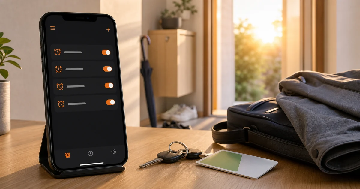 Mezameで出発時間に遅れない朝アラームを作る記事サムネイル